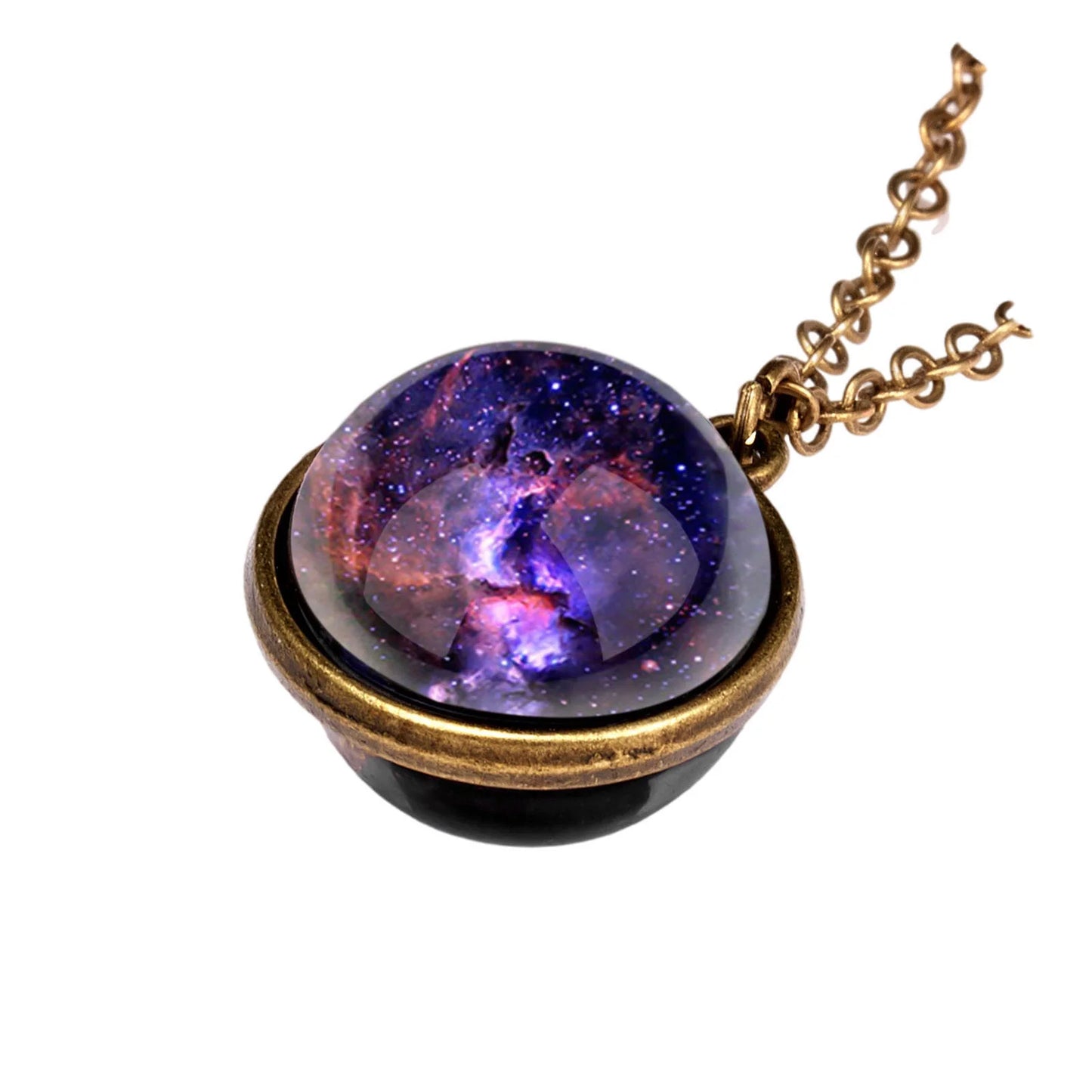 Necklaces for Women Pendant Luminous Double-Sided Ball Universe Couple Chain Luminous Souvenir Couple Necklace Jewelry for Women on Sale Clearance